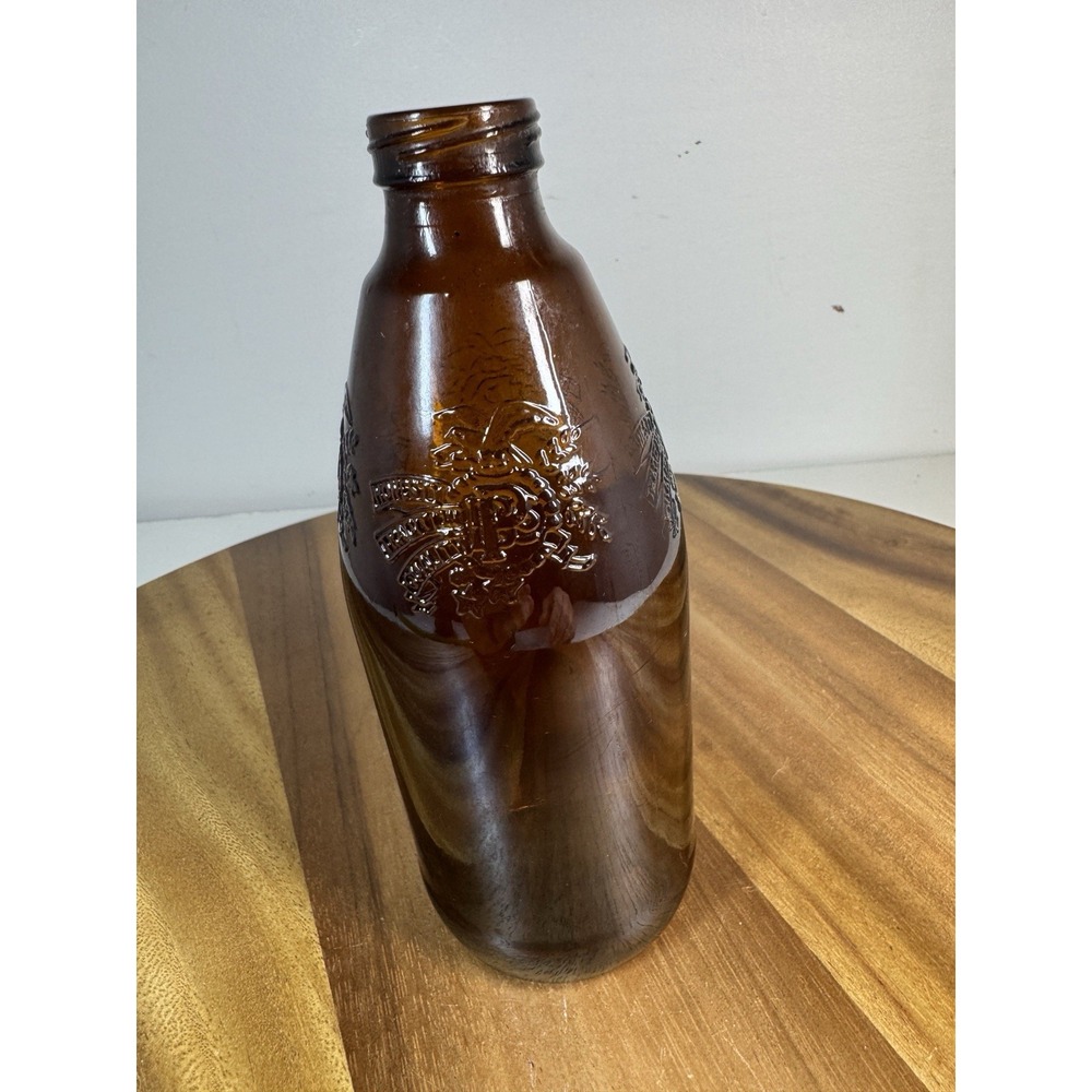 Pittsburgh Brewing Co Embossed Amber Glass Beer Bottle 1900's